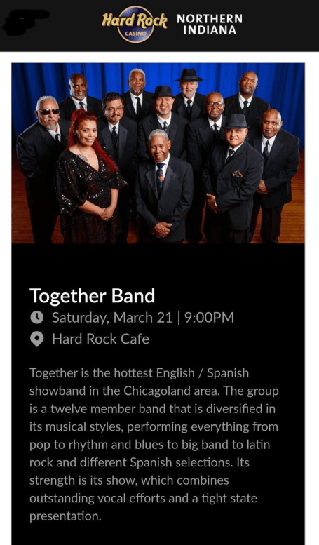 Hard Rock March 21, 2026